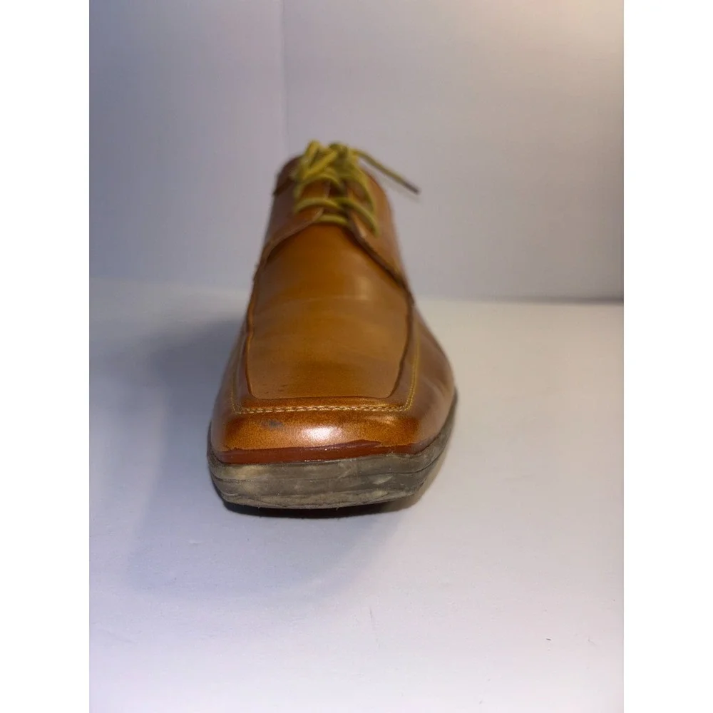 WINSTON Men's Oxford‎ Shoes Brown US 10 Upper Leather Classic Square Toe Formal